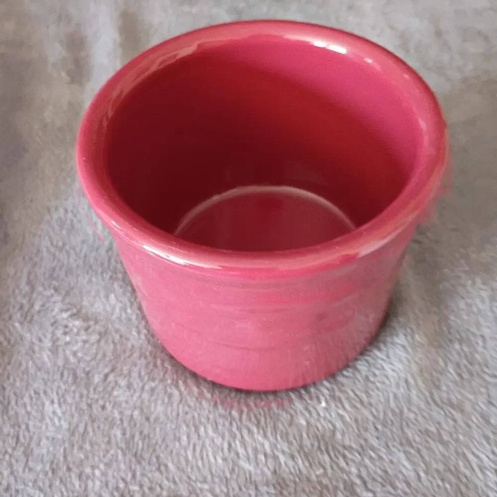 longaberger pottery bowls Red